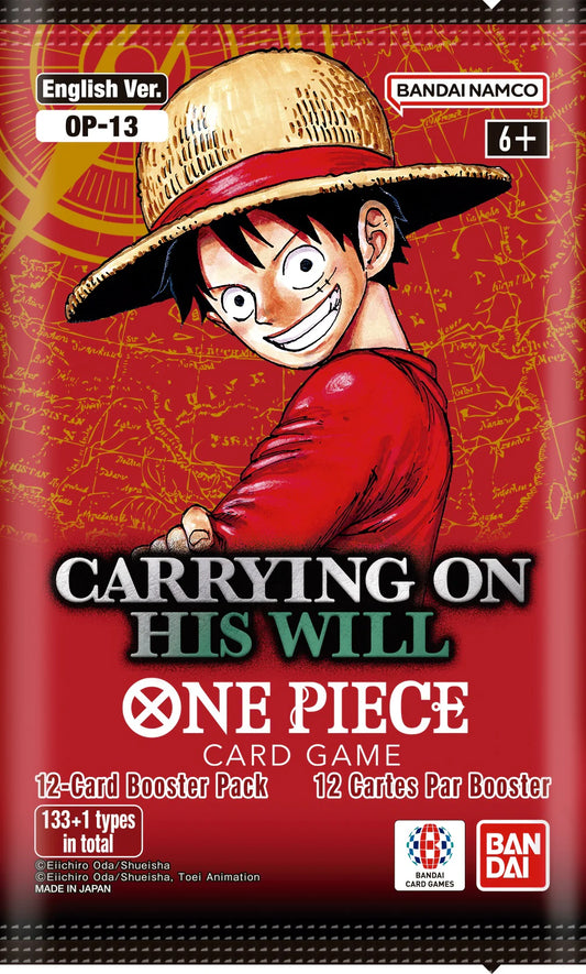 ONE PIECE CARD GAME OP13 - CARRYING ON HIS WILL BOOSTER PACK