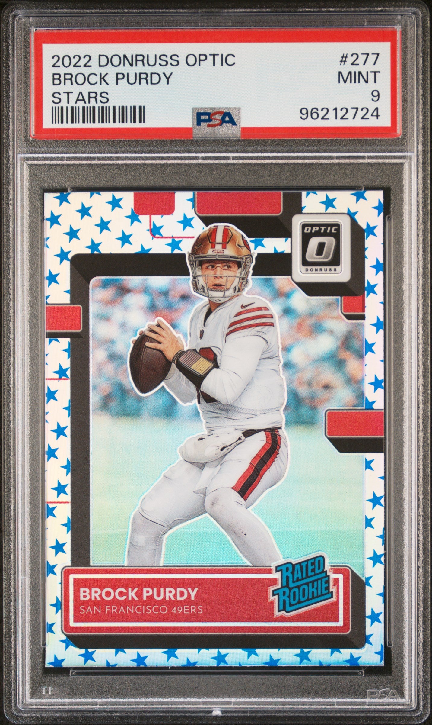 NDs OFFICIAL MYSTERY SLAB - ALL SPORTS - GRADED 9 MINIUMUM - ONLY ROOKIE CARDS